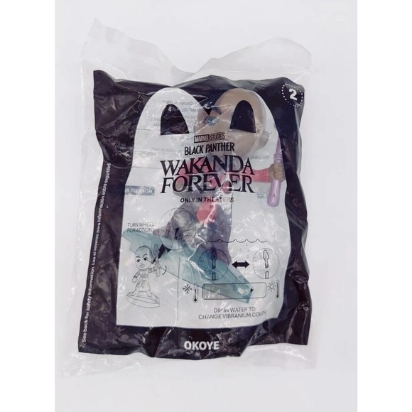 NEW McDonalds Marvel Black Panther Wakanda Forever Okoye #2 Happy Meal Toy 2022 - Picture 4 of 4